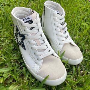 Leather Sneakers MARK NASON Los Angeles The Stellar Jodi High-Top (Mid-Top), 7.5